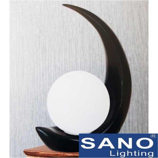 Đèn bàn Sano LED 5W Ø250*H340, vỏ đen