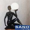 Đèn bàn Sano LED 5W W300*H500, vỏ đen