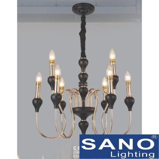 Đèn chùm nến Sano Ø600*H550, E14*L9