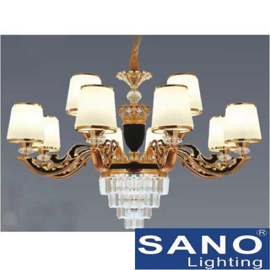 Đèn chùm Sano Ø950xH600mm E27x12 + Led