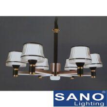 Đèn chùm sano Ø730*H450, E27*6+Led - 60W