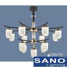 Đèn chùm Sano LED 320W - 3 màu ánh sáng Ø900*H690, có remote