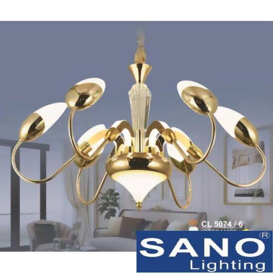 Đèn chùm Sano LED 208W - 3 màu ánh sáng Ø650*H420, có remote
