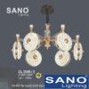 Đèn chùm Sano LED 105W - 3 màu ánh sáng Ø580*H300, có thể lắp ngược xuôi tùy thích