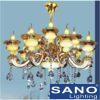 Đèn chùm nến Sano Ø980xH750mm E14x15 + Led 12W