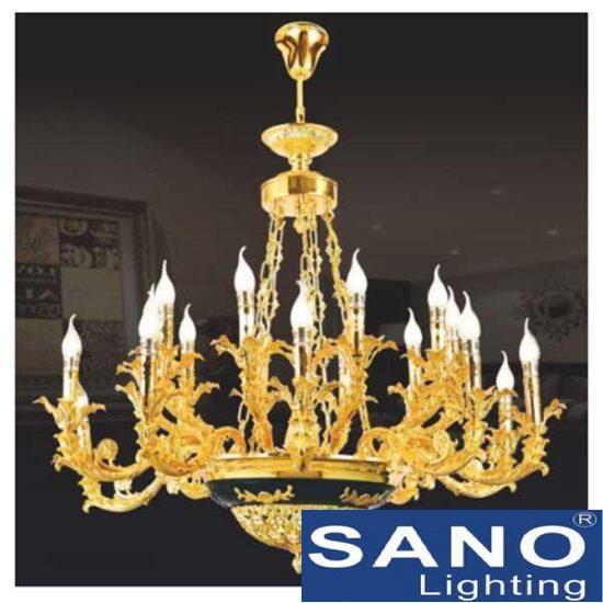 Đèn chùm nến Sano Ø1030xH830mm E14xL20 + Led 18W