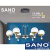Đèn chùm Sano LED 168W - 3 màu ánh sáng Ø700*H280