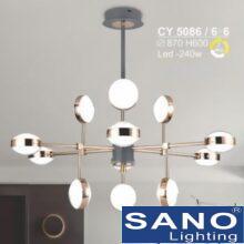 Đèn chùm Sano LED 240W - 3 màu ánh sáng Ø870*H600