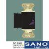 Đèn vách gắn cổng Sano LED 9W*2+3W - 3 màu - Ø90*H210