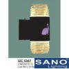 Đèn vách gắn cổng Sano LED 9W*2+3W - 3 màu - Ø90*H210