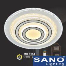 Đèn mâm Sano LED 105W-3 màu ánh sáng, Ø500, có remote đa năng