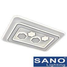 Đèn mâm Sano LED Mica 165W-3 màu ánh sáng, L650*W450, có remote đa năng