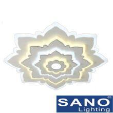 Đèn mâm Sano LED Mica 155W-3 màu ánh sáng, Ø550, có remote đa năng