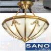 Đèn Led ốp trần Sano Ø450xH500mm E27x4