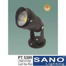 Đèn rọi cỏ Sano LED 5W - 3 màu, chiếu sáng 5m Ø60*H150