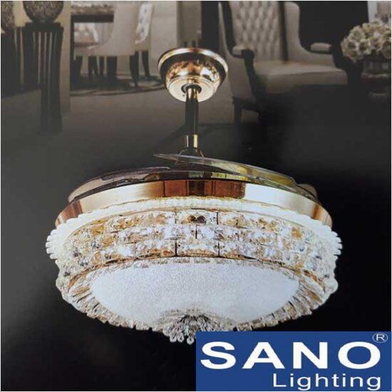 Quạt đèn Sano Led 90W Ø500*H550, cách quạt 1100