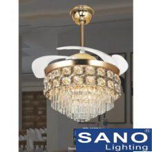 Quạt đèn Sano Led 90W Ø500*H550, cách quạt 1100