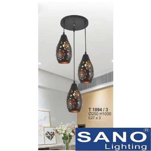 Đèn thả trần Sano Ø250*H1000, E27*3