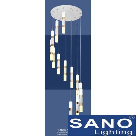 Đèn treo Sano led 5W+5W*13 - Ø400*H2000mm