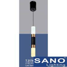 Đèn treo Sano led 5W+5W*1 - Ø80*H1000mm