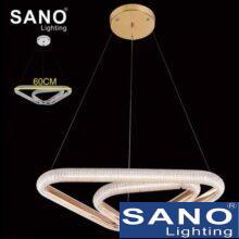 Đèn treo Sano led 68W*2 - Ø600*H1000mm