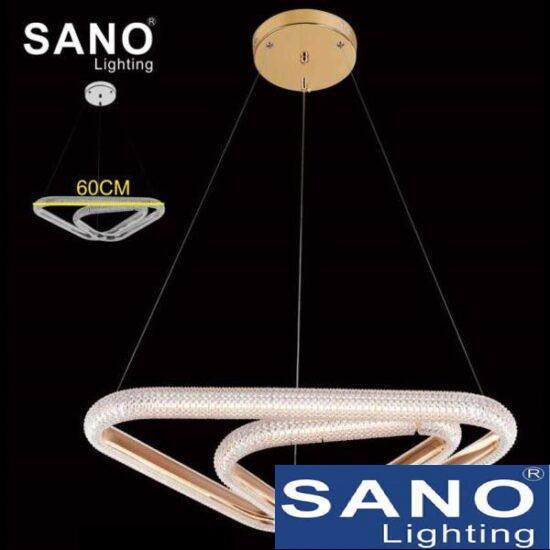 Đèn treo Sano led 68W*2 - Ø600*H1000mm