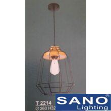 Đèn treo trần Sano E27*1 - Ø260*H325mm