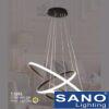 Đèn thả LED Sano 110W-Ø600-400-200*H1m, 3 màu ánh sáng