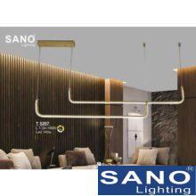 Đèn thả LED Sano 140W-L1.3m*H800, 3 màu ánh sáng