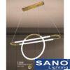 Đèn thả LED Sano 120W-Ø400+L830*H1000, 3 màu ánh sáng