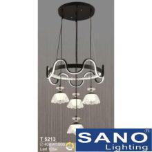 Đèn thả LED Sano 105W-Ø400*H1000, 3 màu ánh sáng
