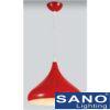 Đèn treo Sano E27*1, Ø320*H900, vỏ đỏ
