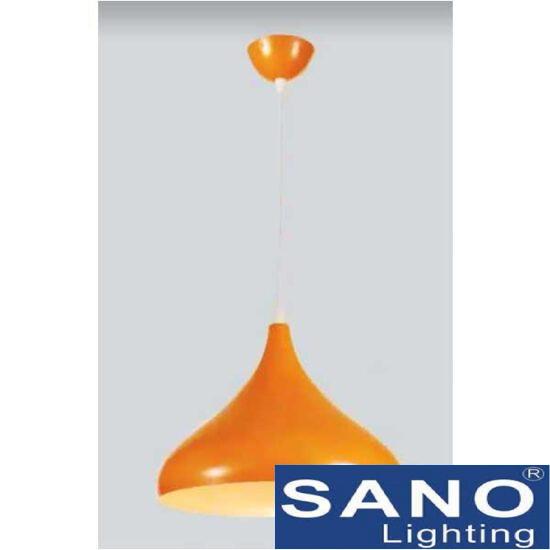 Đèn treo Sano E27*1, Ø320*H900, vỏ cam