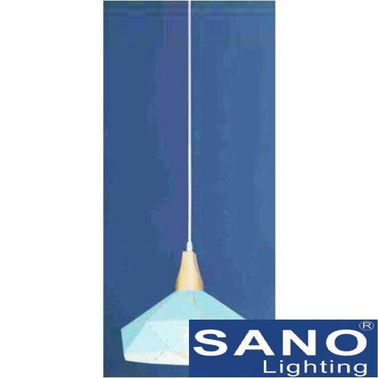 Đèn treo Sano E27, Ø300*H1000, vỏ xanh lam
