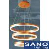 Đèn treo Sano Led 145W-3000K, Ø400-500-600*H1500