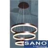 Đèn treo Sano Led 145W-3000K, Ø400-500-600*H1500