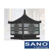Đèn trụ cổng Sano E27*1, Ø250*H300-Đế Ø200