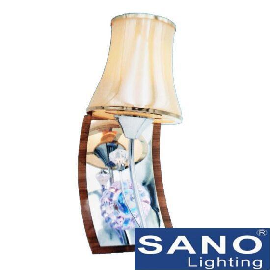 Đèn vách Sano led + E14*1, Ø140*H300