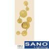Đèn vách trang trí Sano LED G4-30W-3000K (kèm bóng)-Ø300*H700, thân inox vàng