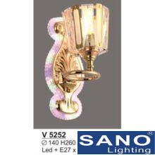 Đèn vách trang trí Sano LED +E27*1-Ø140*H260