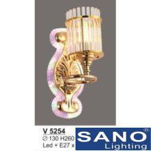 Đèn vách trang trí Sano LED +E27*1-Ø130*H260