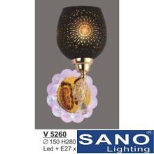 Đèn vách trang trí Sano LED +E27*1-Ø150*H280