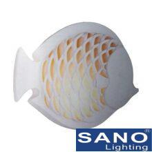 Đèn vách Sano led 9W-3000K, Ø400*H330, hình con cá