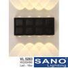 Đèn vách trang trí Sano LED 16W-3000K-W220*H90