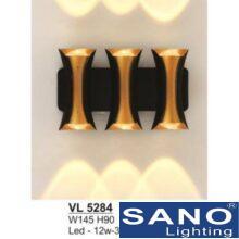 Đèn vách trang trí Sano LED 12W-3000K-W145*H90